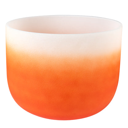 Crystal Singing Bowl Chakra 13" - Orange, Sacral, D (432 Hz)