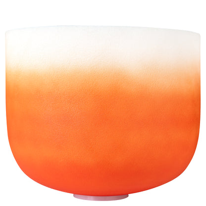 Crystal Singing Bowl Chakra 13" - Orange, Sacral, D (432 Hz)