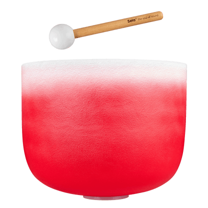 Crystal Singing Bowl Chakra 14" - Red, Root, C (432 Hz)