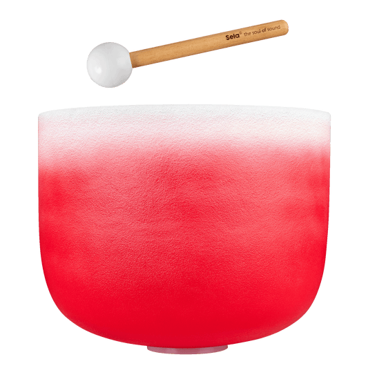 Crystal Singing Bowl Chakra 14" - Red, Root, C (432 Hz)