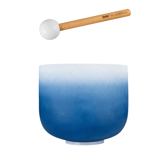 Crystal Singing Bowl Chakra 9" - Indigo, Third Eye, A (432 Hz)