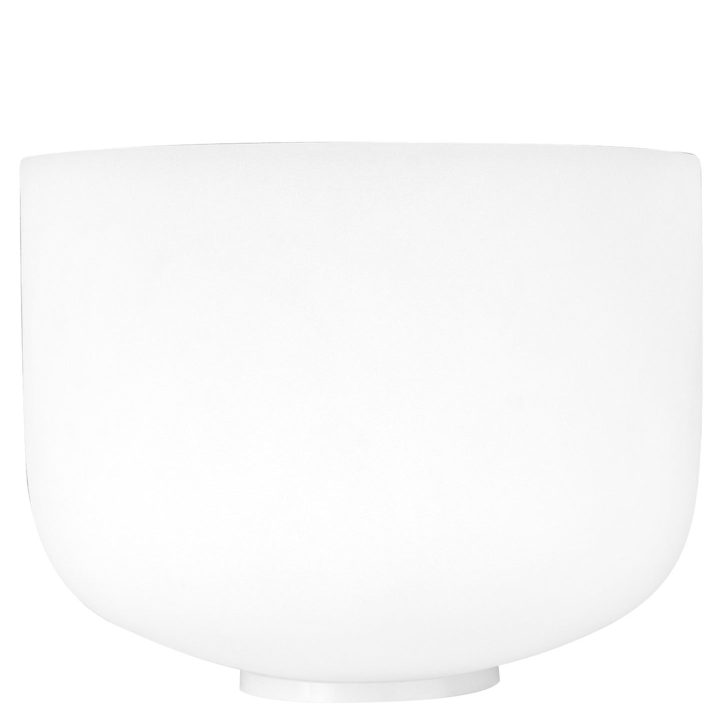 10" Crystal Singing Bowl Frosted 440 Hz in G