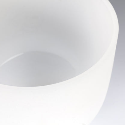 11" Crystal Singing Bowl Frosted 440 Hz in F