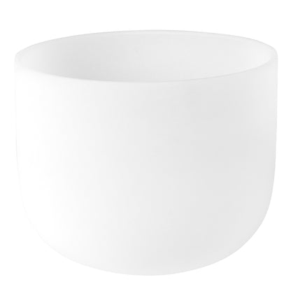 12" Crystal Singing Bowl Frosted 440 Hz in E