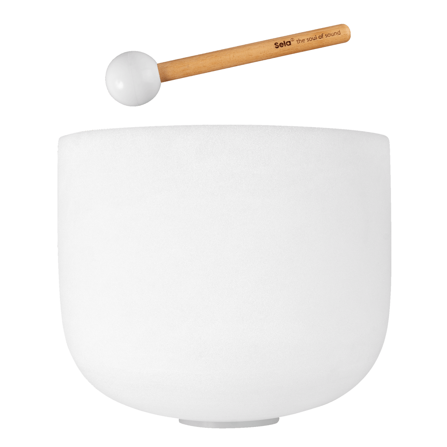 13" Crystal Singing Bowl Frosted 440 Hz in D