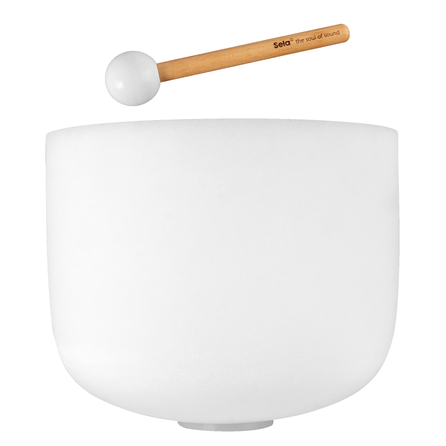 14" Crystal Singing Bowl Frosted 440 Hz in C