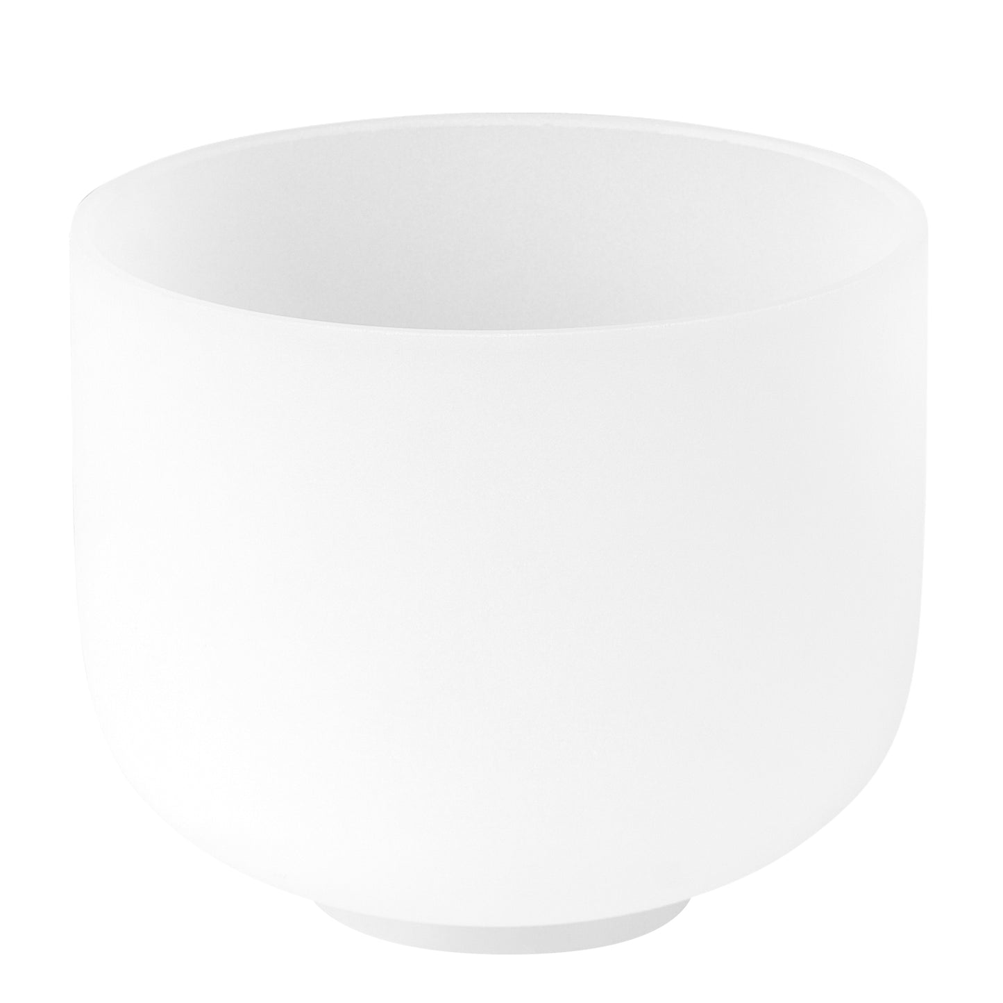 8" Crystal Singing Bowl Frosted 440 Hz in B