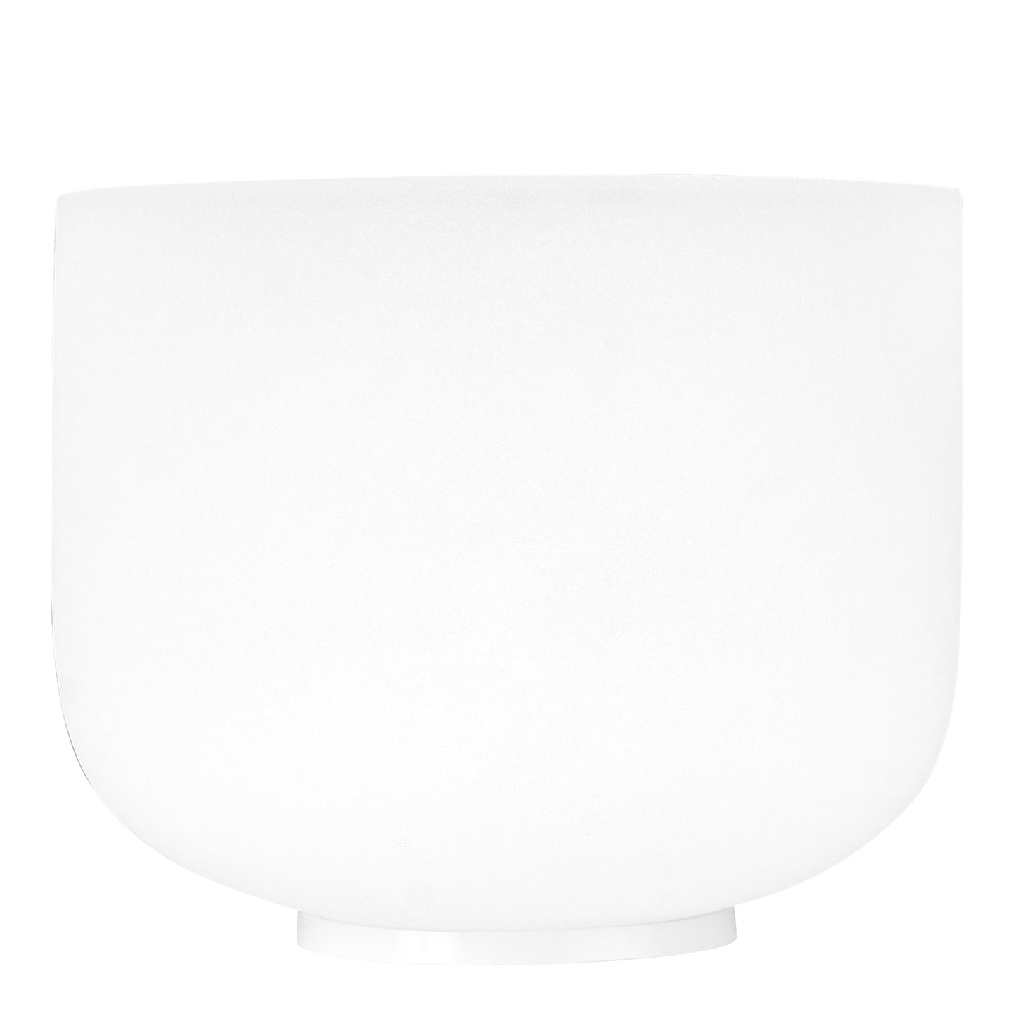 8" Crystal Singing Bowl Frosted 440 Hz in B