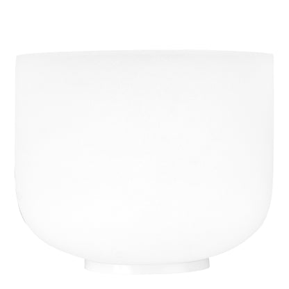 8" Crystal Singing Bowl Frosted 440 Hz in B