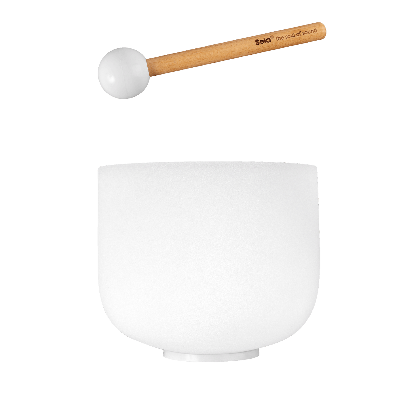 9" Crystal Singing Bowl Frosted 440 Hz in A