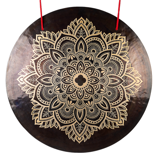 Wind Gong 20" Flower Mandala