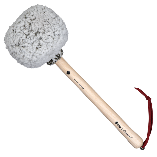 Gong Schlägel Vikrampal Natural Balance - Large, Frosted Olive