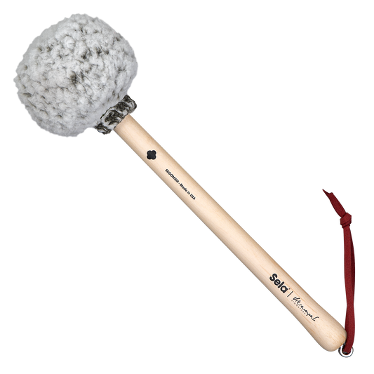 Gong Mallet Vikrampal Natural Balance - Medium, Frosted Olive