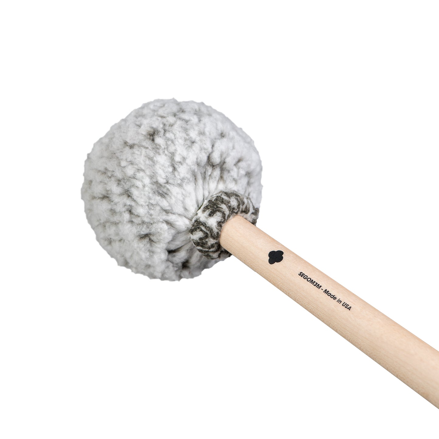 Gong Mallet Vikrampal Natural Balance - Medium, Frosted Olive