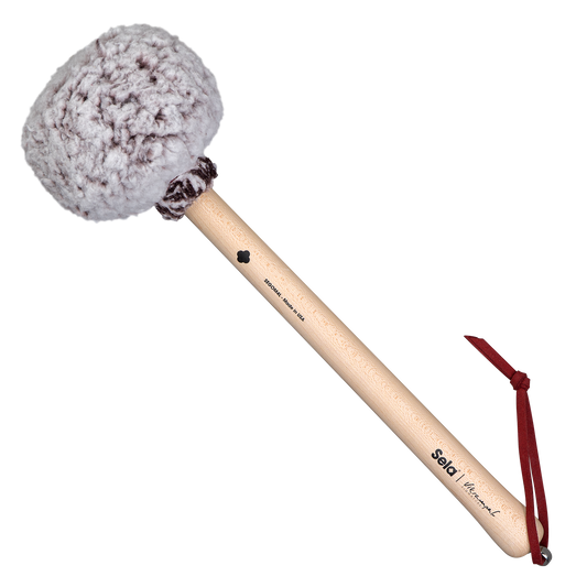 Gong Mallet Vikrampal Deep Resonance - Large, Frosted Wine