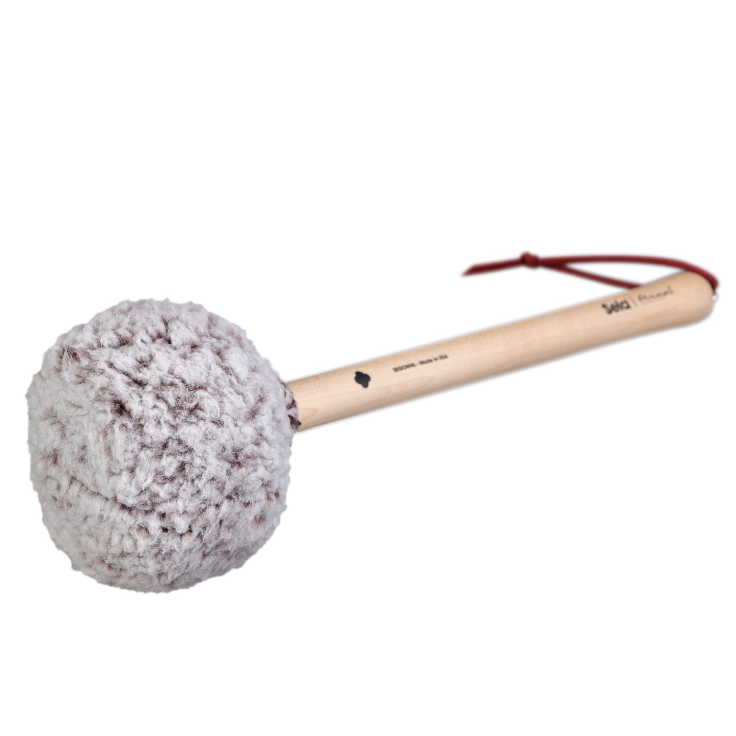 Gong Mallet Vikrampal Deep Resonance - Large, Frosted Wine