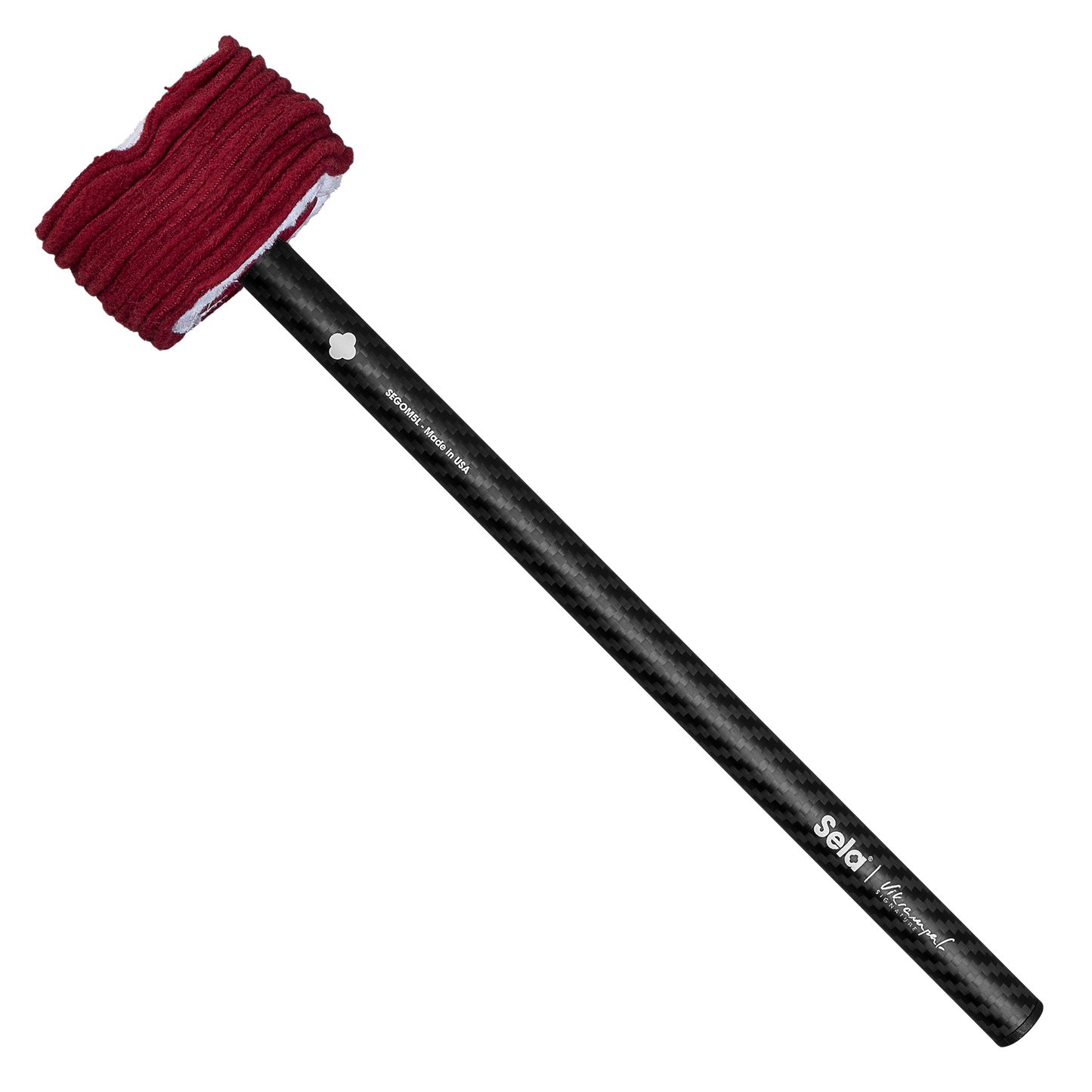 Gong Mallet Vikrampal Fine Touch Soft - Large, Burgundy