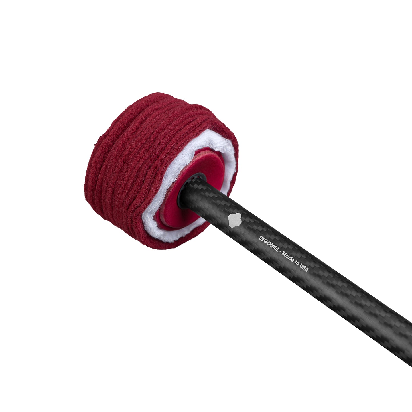 Gong Mallet Vikrampal Fine Touch Soft - Large, Burgundy