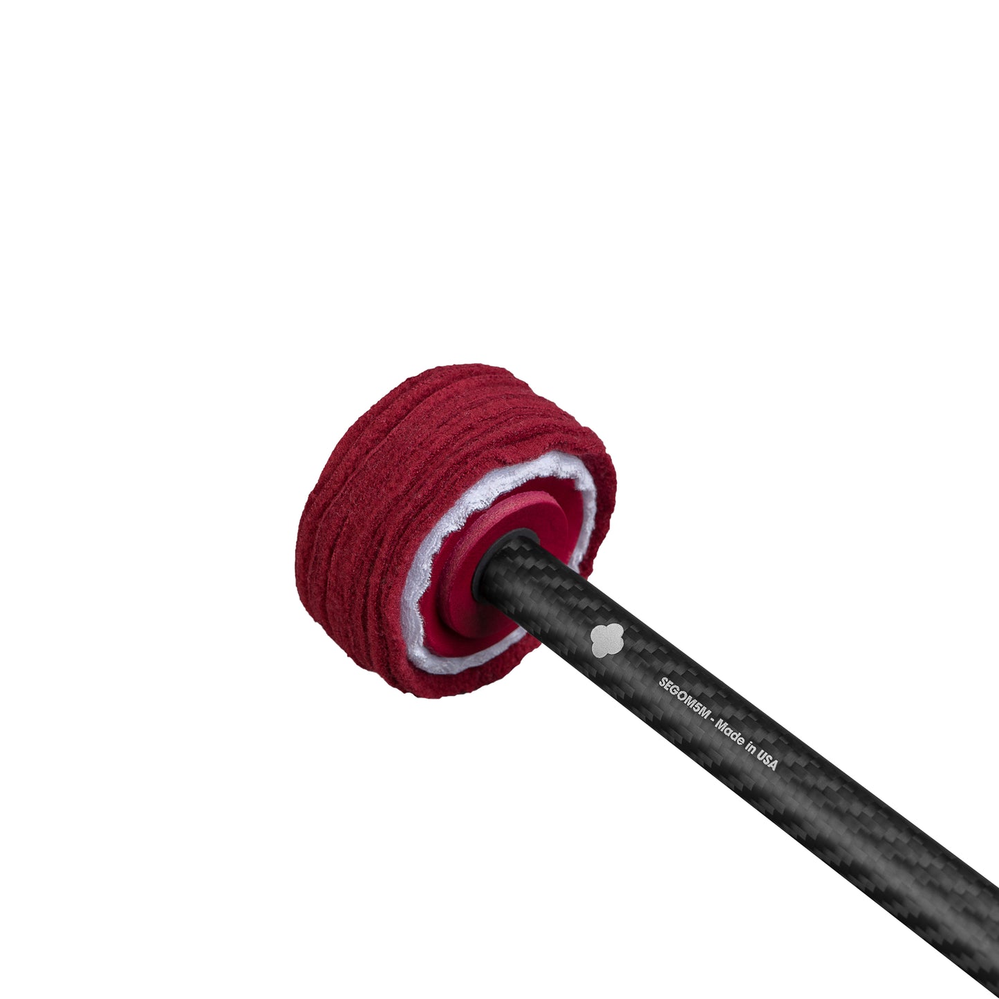 Gong Mallet Vikrampal Fine Touch Soft - Medium, Burgundy