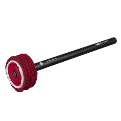 Gong Mallet Vikrampal Fine Touch Soft - Medium, Burgundy