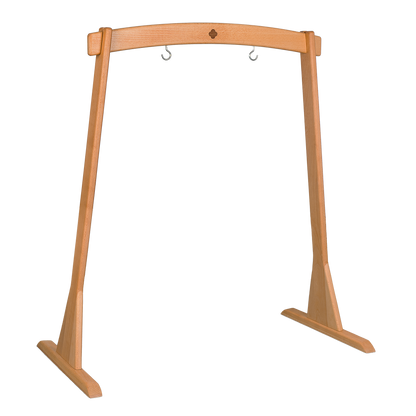 Sela Wooden Gong Stand Curved Top 28"