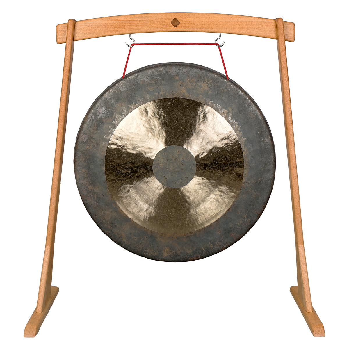Sela Wooden Gong Stand Curved Top 28"