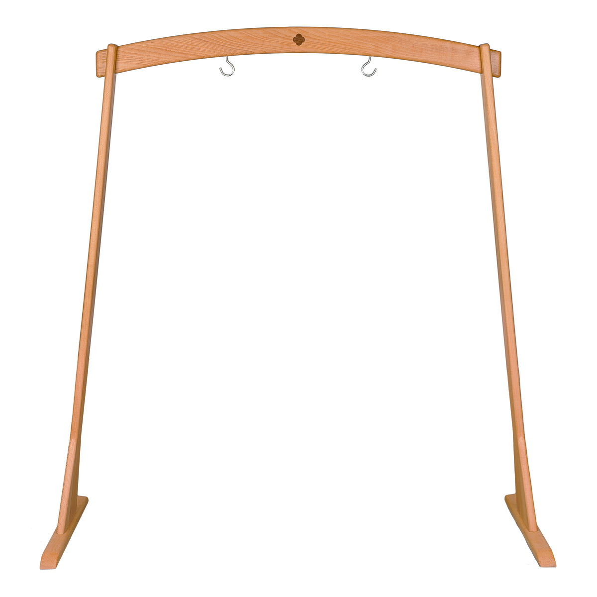 Sela Wooden Gong Stand, Curved Top 36"