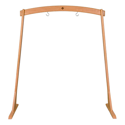 Sela Wooden Gong Stand, Curved Top 36"
