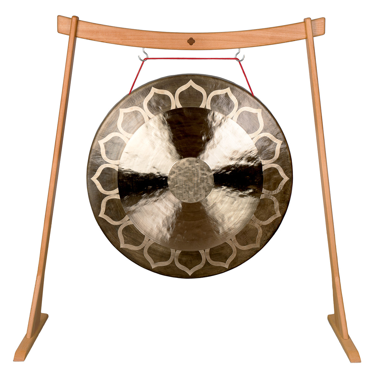 Sela Wooden Gong Stand Pagode Top 36"