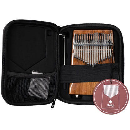 Sela Kalimba 17 Koa Hollow with Pickup