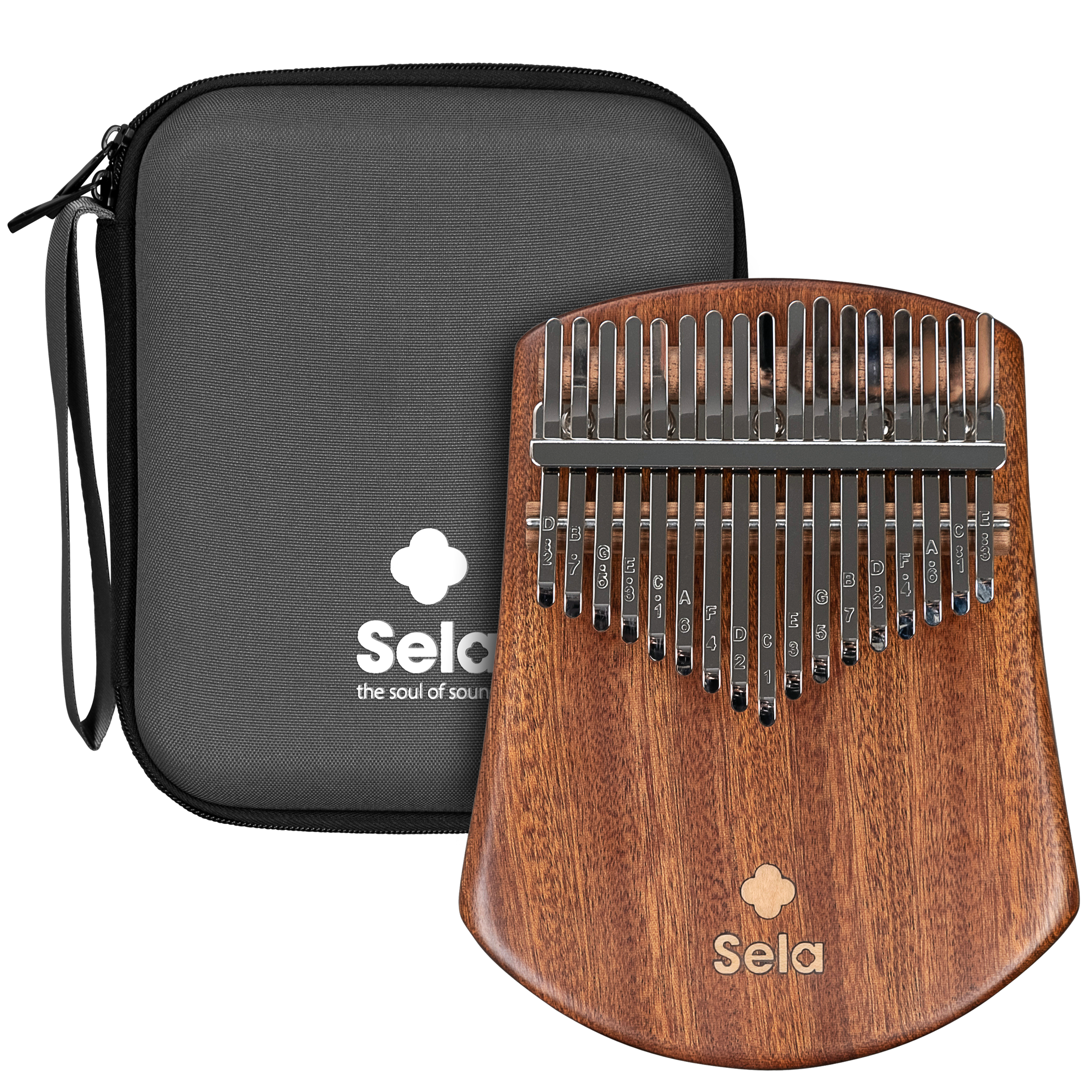 Sela Kalimba 17 Solid Sapele – Sela Percussion Shop