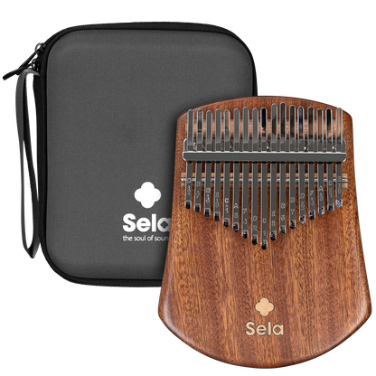 Sela Kalimba 17 Solid Sapelli
