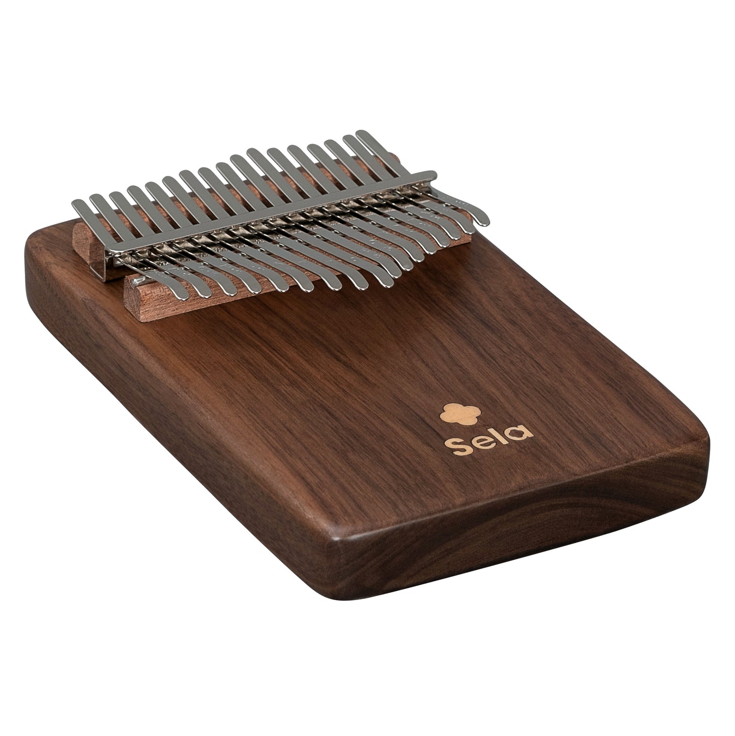 Sela Kalimba 17 Solid Black Walnut