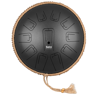 Sela Unity Tongue Drum 13" C Minor Black 432 Hz