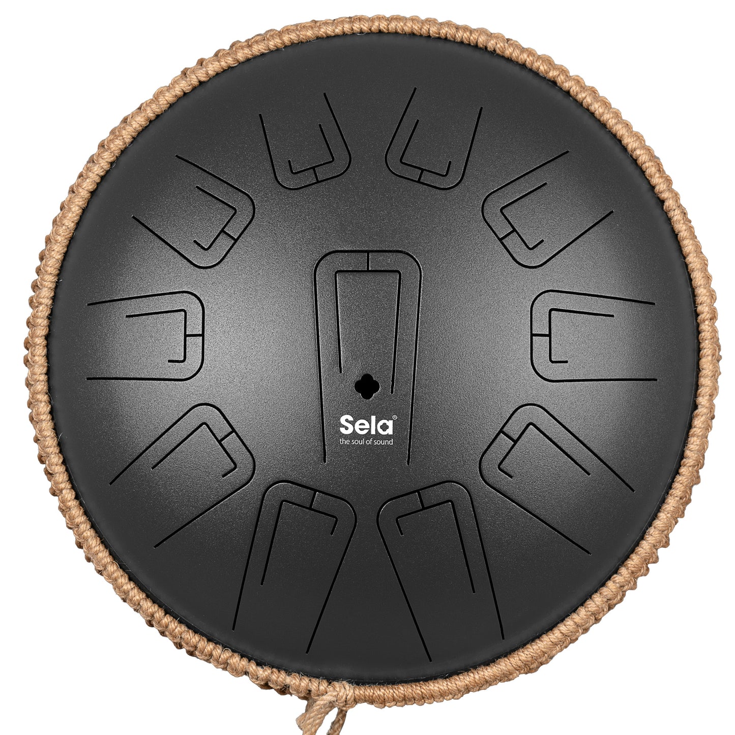 Sela Unity Tongue Drum 13" C Minor Black 432 Hz