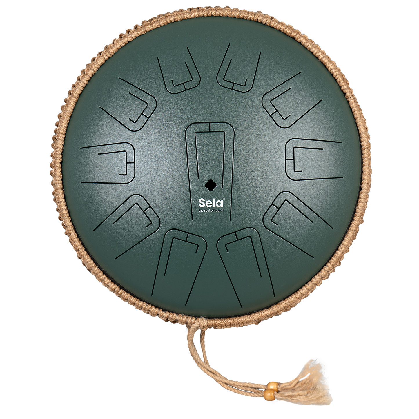 Sela Unity Tongue Drum 13" C Major Green 432 Hz
