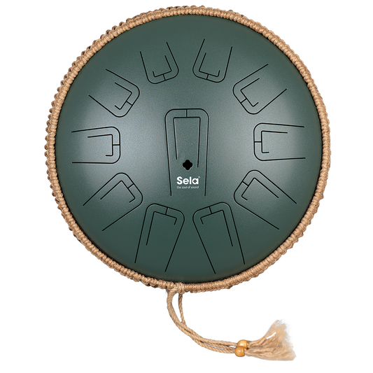Sela Unity Tongue Drum 13" C Major Green 432 Hz