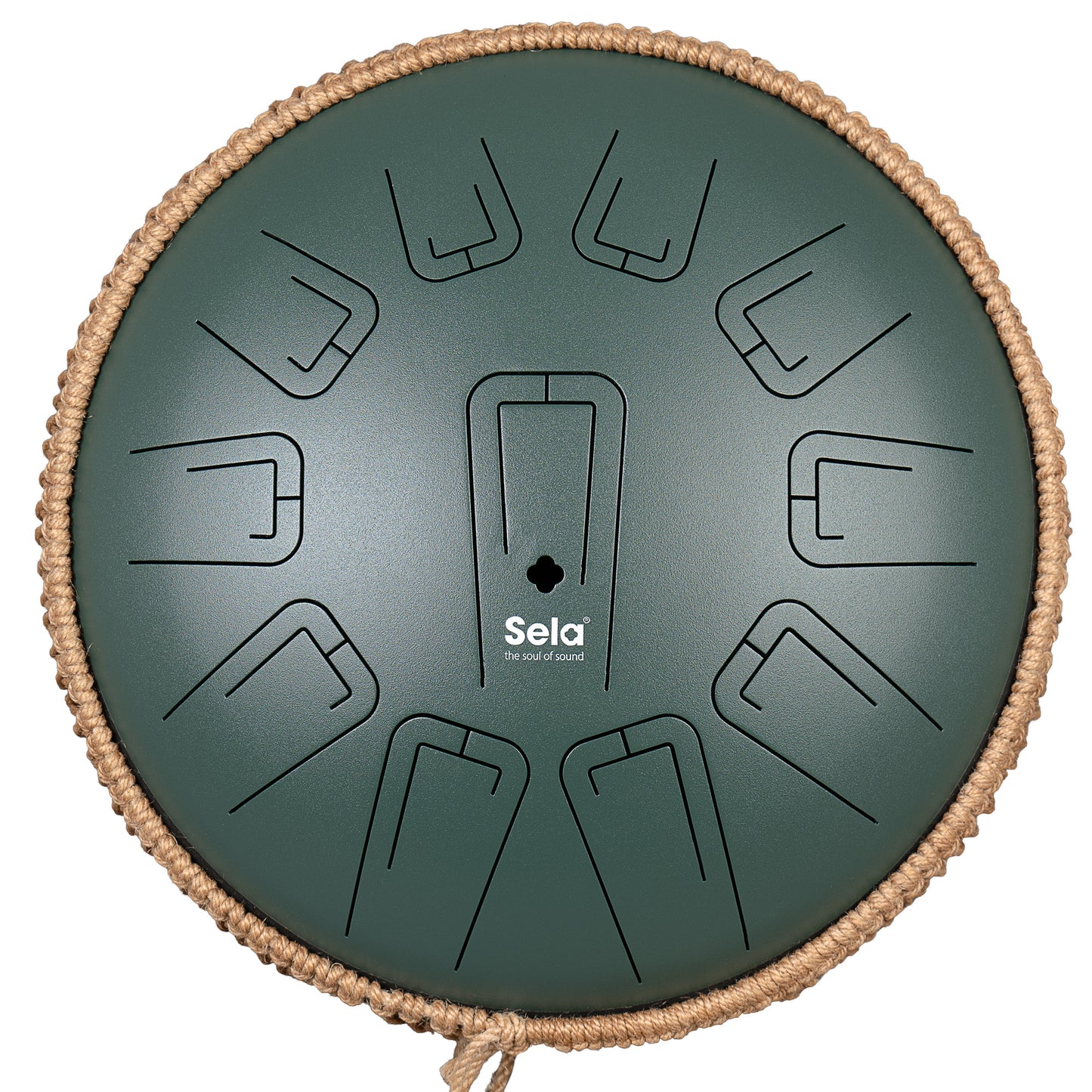 Sela Unity Tongue Drum 13" C Major Green 432 Hz